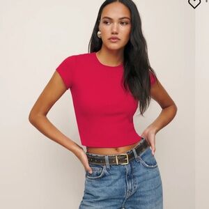 Reformation cropped Tee